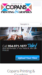Mobile Screenshot of copansprinting.com